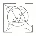 the three letters: "V", "C", and "L" overlapped image tattoo design idea