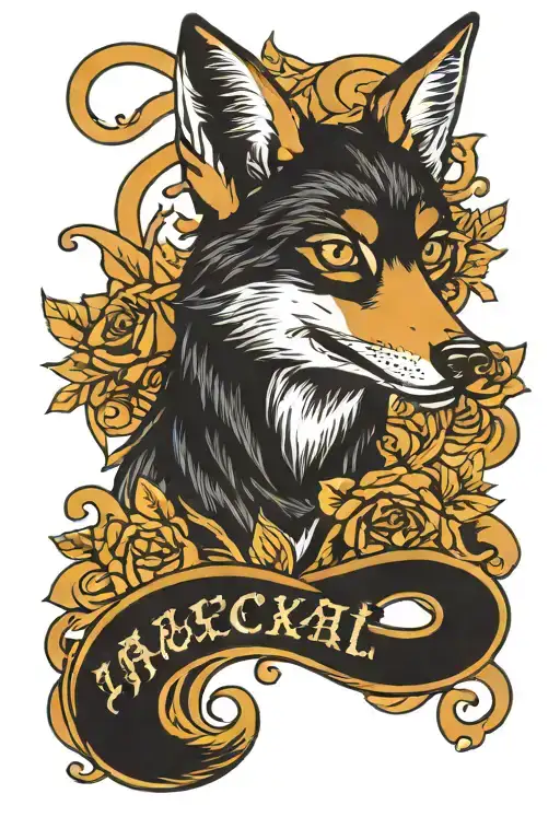 jackal and hyde inspired tattoo design idea