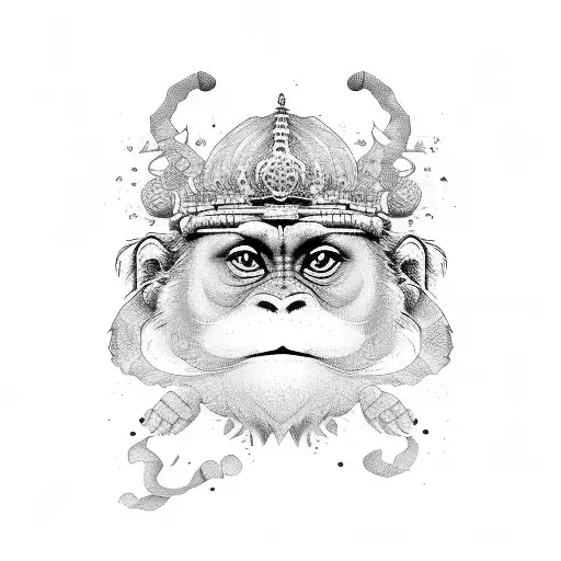 three wise monkeys tattoo design idea