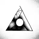 Triangle pink floyd deep tattoo design idea