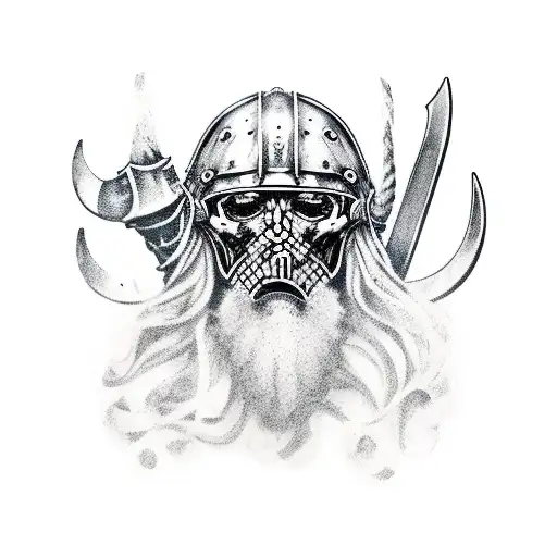 Create a nordic viking tattoo design for you by Sephoraralisia | Fiverr