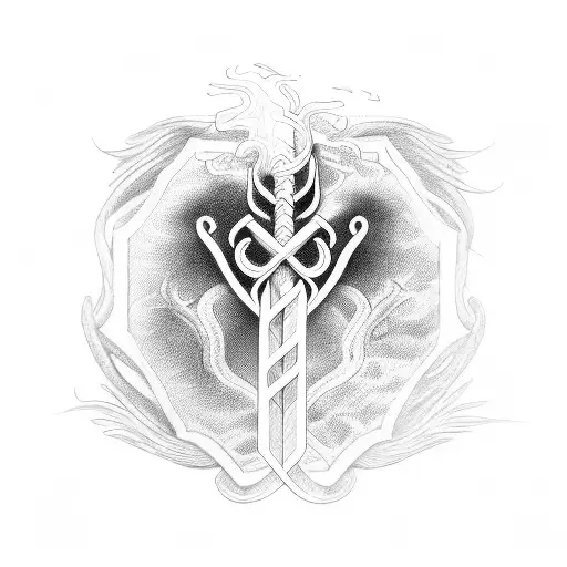 caduceus  tattoo design idea