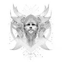 stoicism sleeve  tattoo design idea