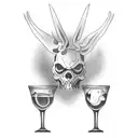bartender tattoo design idea