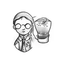 bartender tattoo design idea