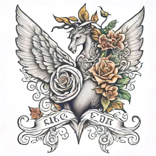 inlove and anniversary date october 26, 2017 tattoo design idea