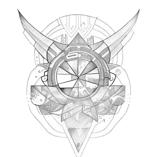 outer wilds tattoo design idea
