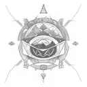 outer wilds tattoo design idea