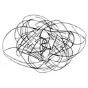 A tangled knot of red string with the words 'Everything that can go wrong, will go wrong' tattoo design idea