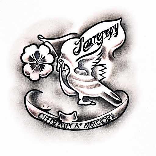 Cherry tattoo design idea