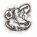 Cherry tattoo design idea