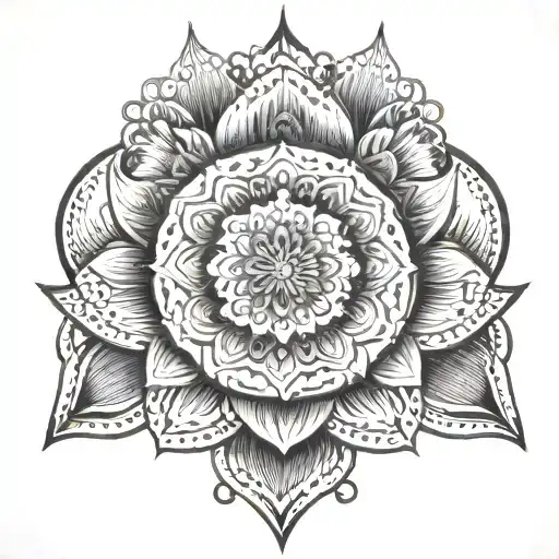 mandala throat tattoo design tattoo design idea