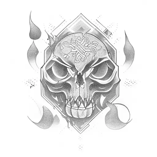 old school tubarao com ancora tattoo design idea