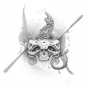 string theory tattoo design idea