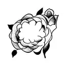 Name Emma with flowers tattoo design idea