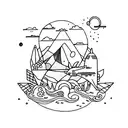 Represents the song, "Weightless", by Spacey Jane tattoo design idea