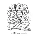 Represents the song, "Weightless", by Spacey Jane tattoo design idea