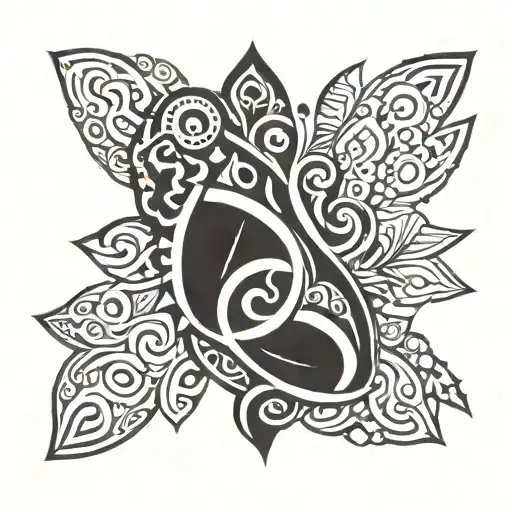 coffe bean friend tattoo design idea