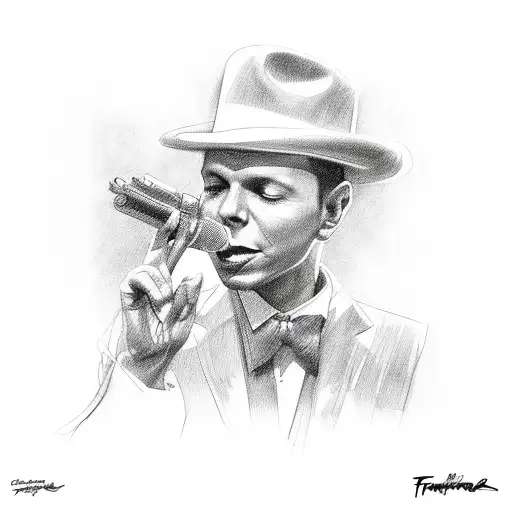 frank sinatra my way tattoo design idea