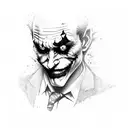 joker tattoo design idea