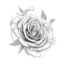Vine tattoo design idea