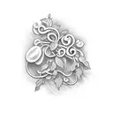 Vine tattoo design idea