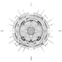 A mandala with subtle hints of electrical engineering elements intertwined in the design tattoo design idea