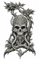 Elden Ring Erdtree tattoo design idea