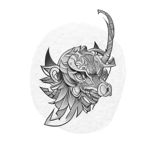 the letters ACPZ in a stylish font tattoo design idea