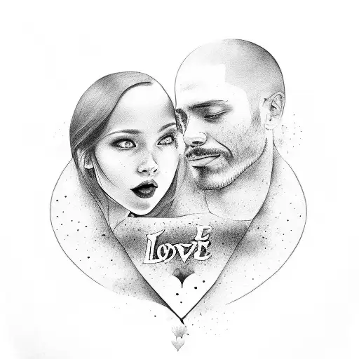 Love doesn't have to be perfect, it just needs to be true tattoo design idea