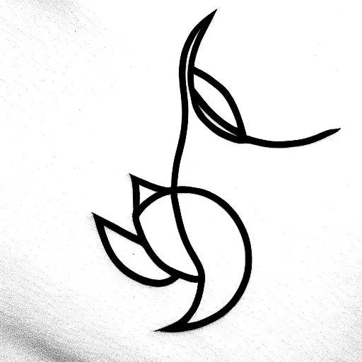 Cherry tattoo design idea