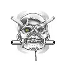 powerlifting tattoo design idea