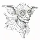 Dobby   tattoo design idea