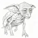 Dobby   tattoo design idea