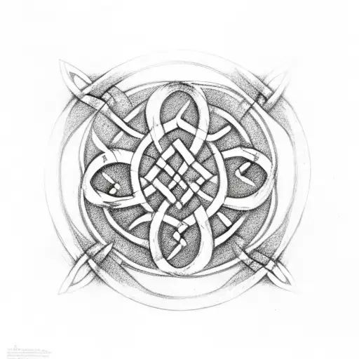 Celtic Knot tattoo design idea