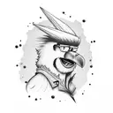 Johnny Bravo, chicken joe, Scooby doo, crush,  tattoo design idea