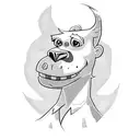 Johnny Bravo, chicken joe, Scooby doo, crush,  tattoo design idea