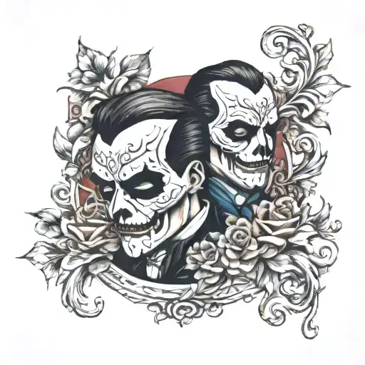 the phantom of the opera tattoo design idea