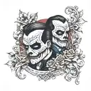 the phantom of the opera tattoo design idea