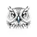 stoic philosophy with wisdom and an owl tattoo design idea