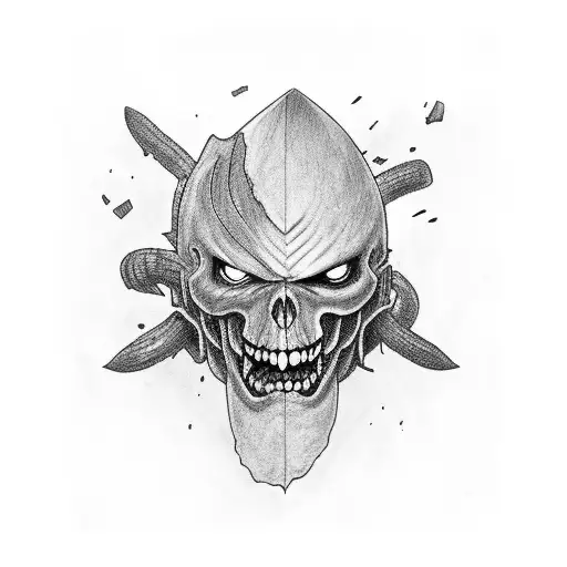 guts from berserk  tattoo design idea