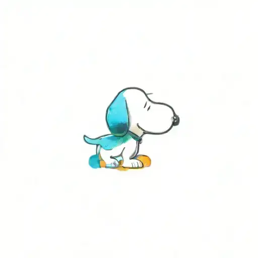 Snoopy tattoo design idea