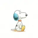 Snoopy tattoo design idea