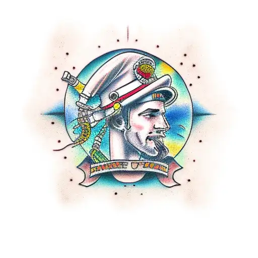 empty tomb tattoo design idea