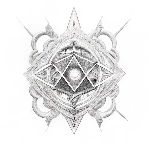 illuminati tattoo design idea