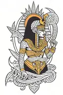 osiris strong tattoo design idea