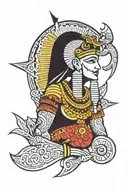 osiris strong tattoo design idea