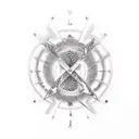 dv lettering tattoo design idea