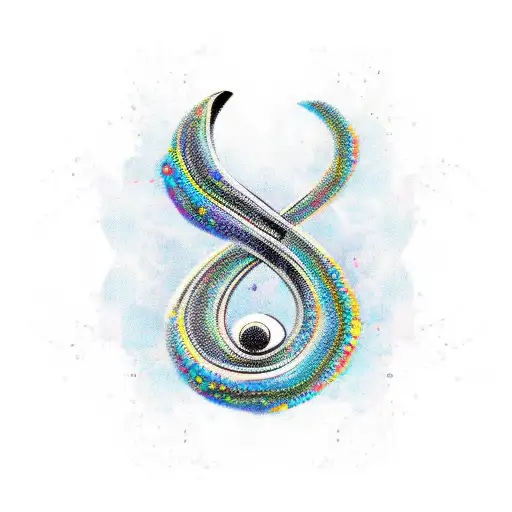 revolver peacock treble clef tattoo design idea