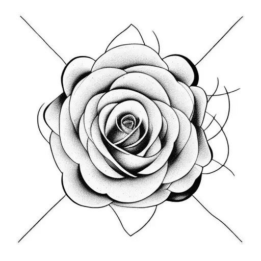 vida crecimiento flores rosas tattoo design idea